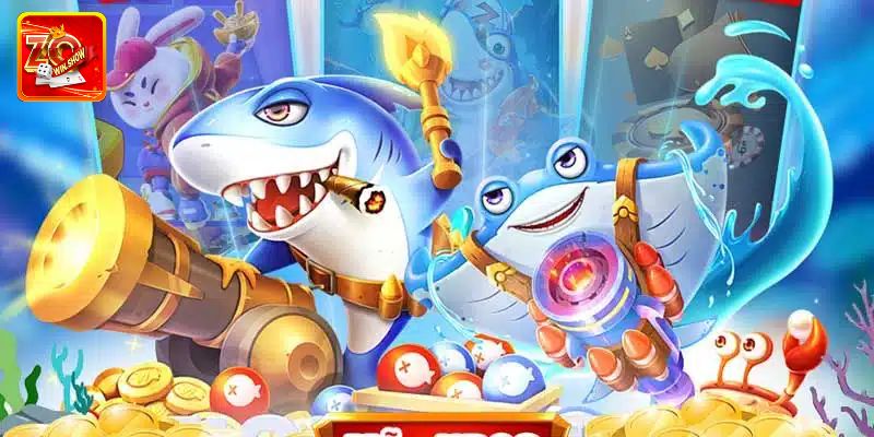 CQ9 Bắn Cá Zowin - Ngư Trường Với Vô Vàn Sinh Vật Biển Giao diện đẹp mắt